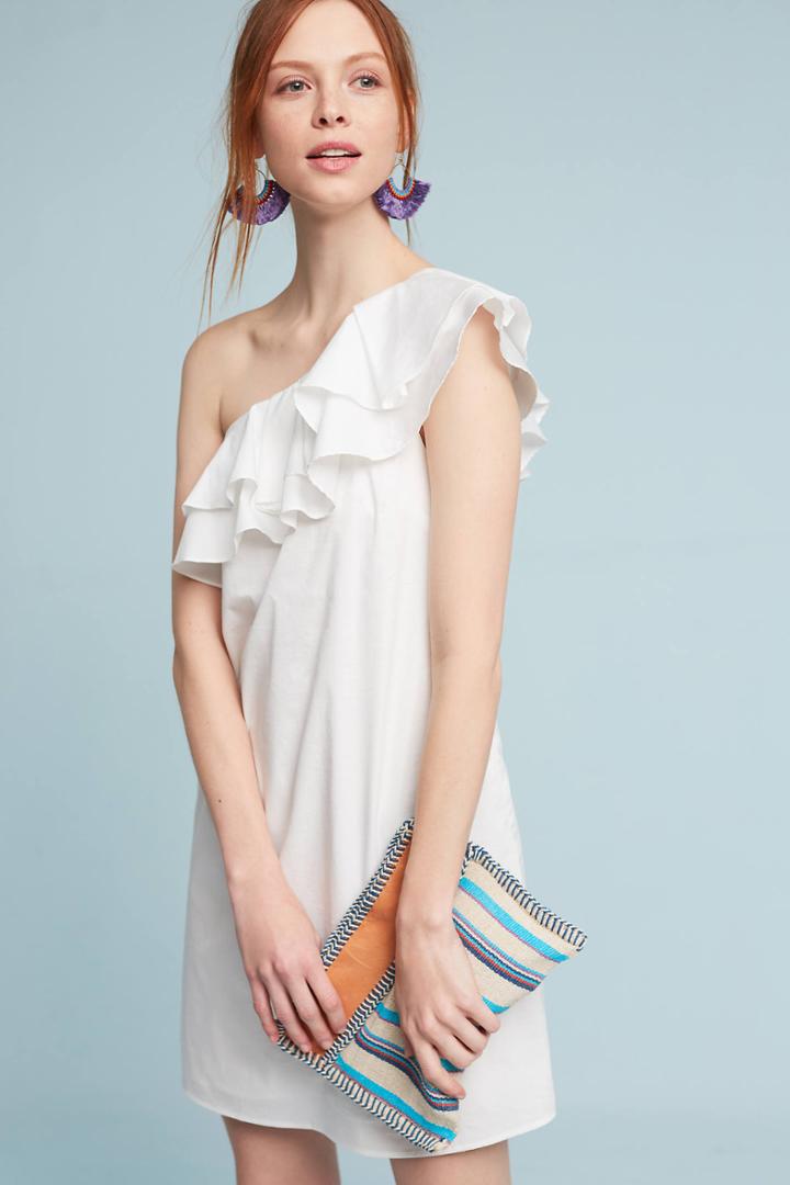 Sunday In Brooklyn Ruffled Poplin Mini Dress