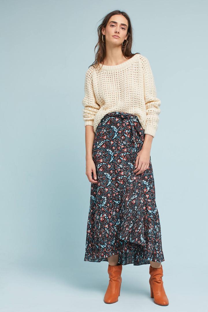 Flannel Toulon Wrap Skirt