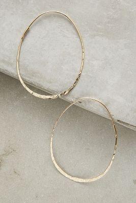 Anthropologie Sliced Hoops