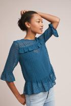 Eri + Ali Dauphine Clip Dot Blouse