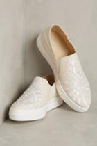 Anthropologie Seychelles Embroidered Canvas Sneakers