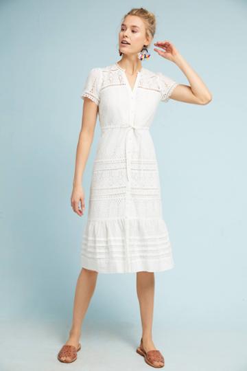 Featherbone Brigid Eyelet Shirtdress