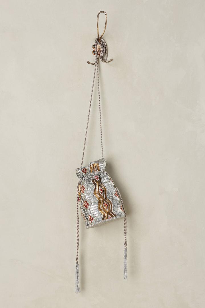 From St Xavier Beaded Modesto Bucket Pouch
