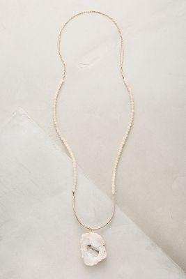 Mineralogy Percival Geode Necklace