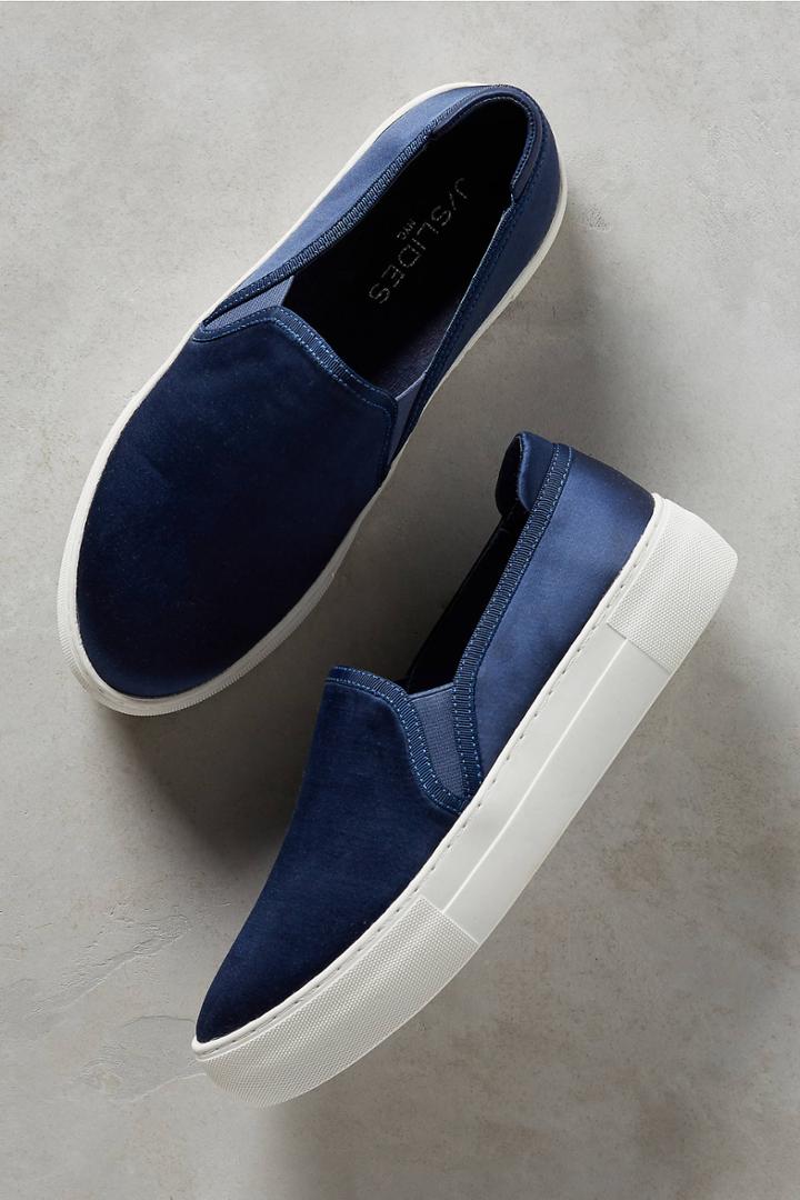 J/slides Simply Satin Sneakers