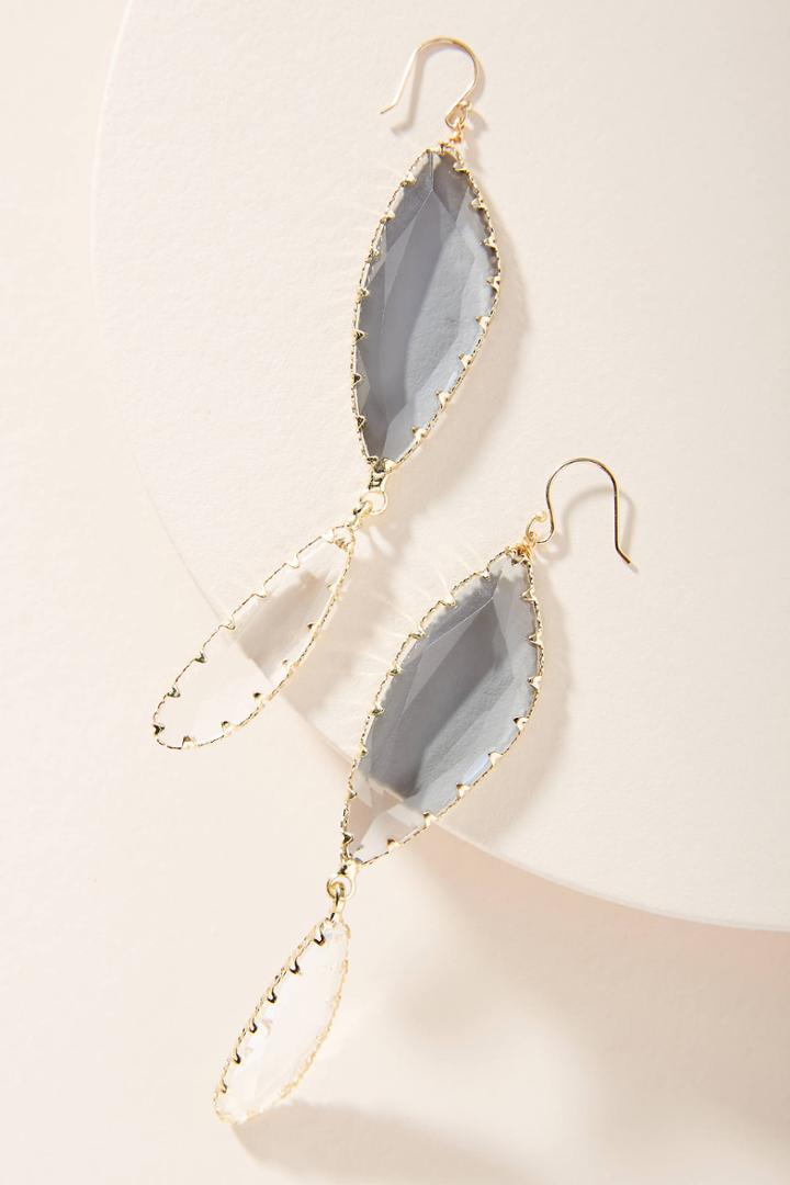 Anthropologie Duo Drop Earrings