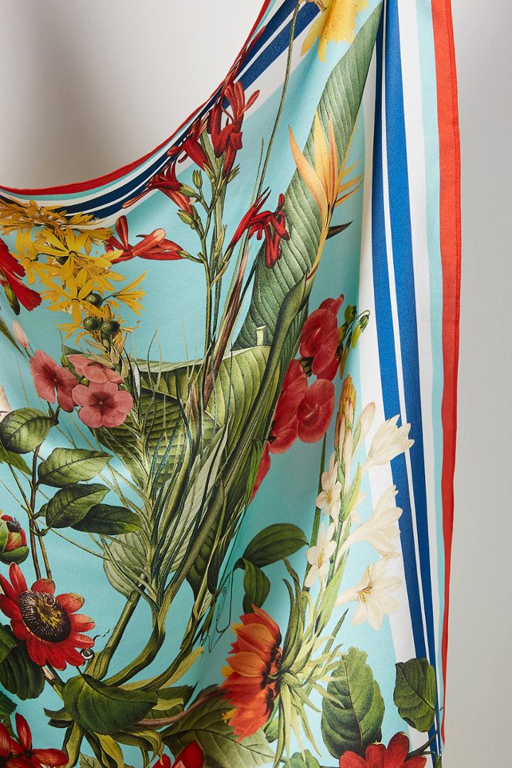 St. Piece Joyce Floral Silk Scarf