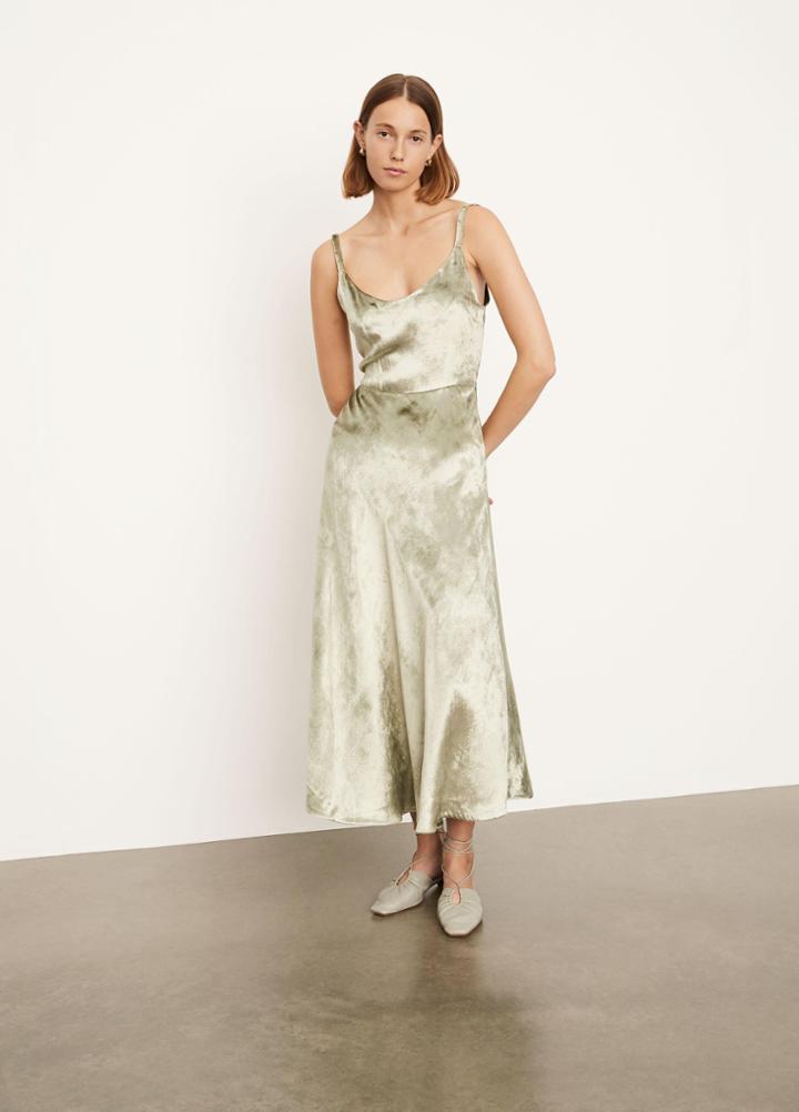 Vince Scoop Neck Slip Dress