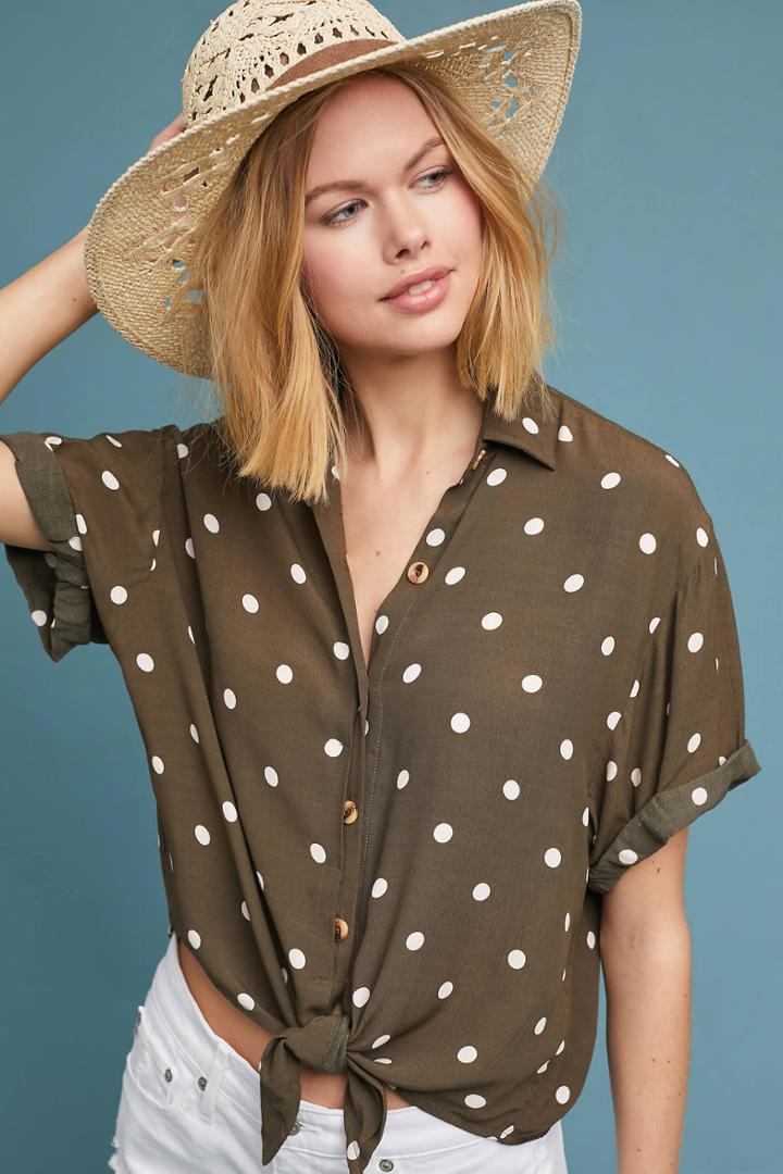 Faithfull Ronja Polka Dot Buttondown