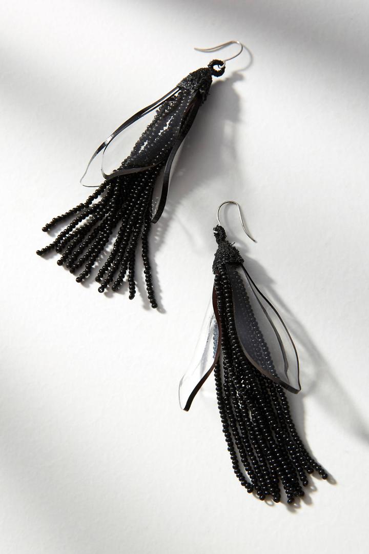 Anthropologie Blooming Lucite Drop Earring