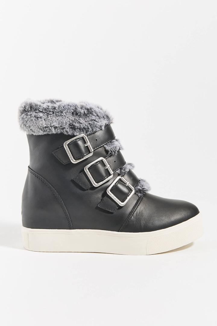 J/slides Spat Platform Ankle Boots
