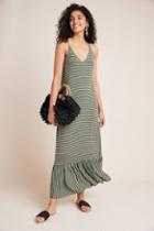 Coa Avery Striped Midi Dress