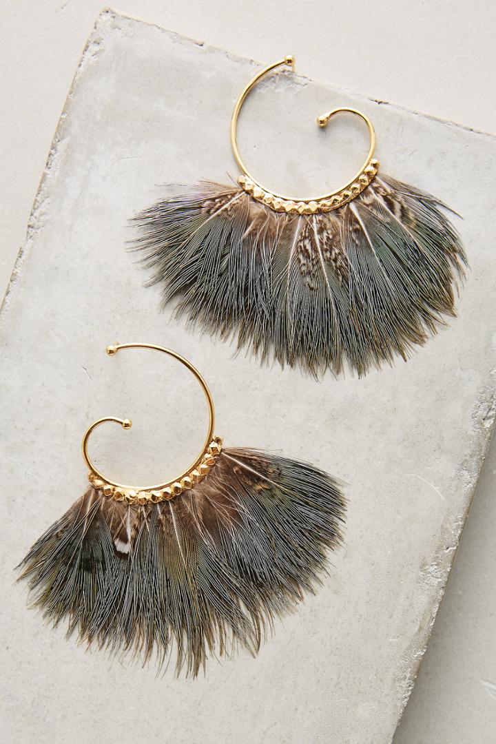 Gas Bijoux Dusk Songbird Hoop Earrings