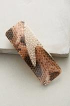 Alexandre De Paris Snake Print Barette