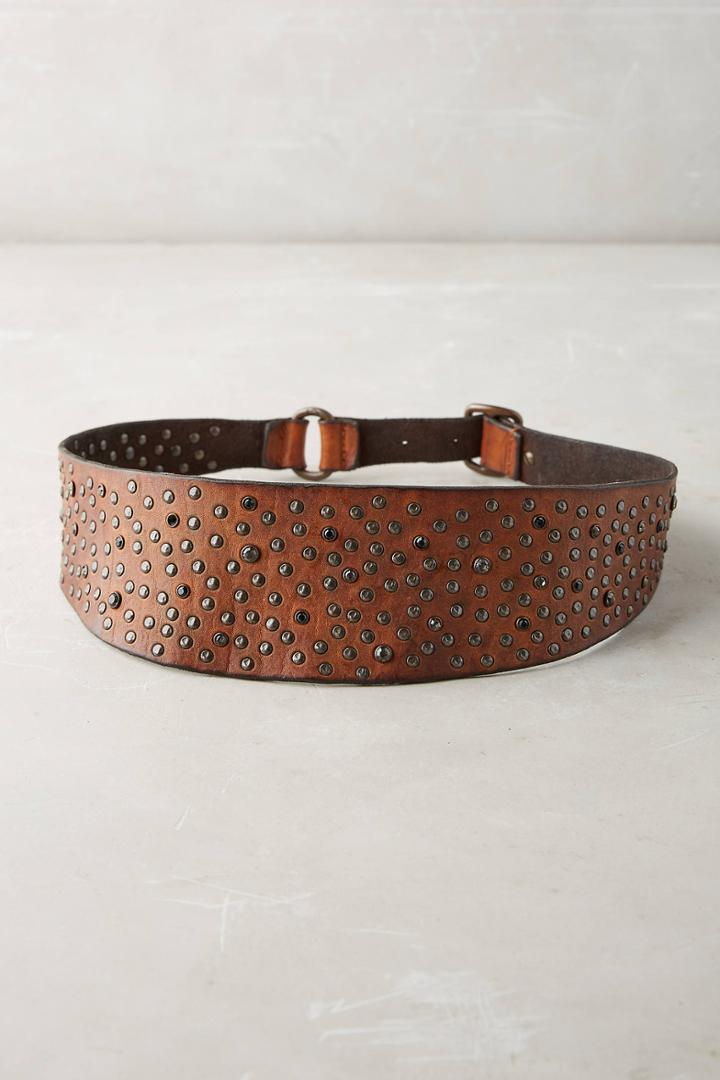 Campomaggi Studded Leather Belt