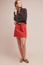 Pilcro And The Letterpress Pilcro Belted Mini Skirt