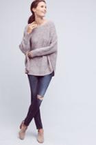 Moth Speckled Poncho Pullover