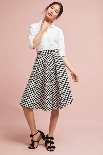 Mignon Doo Nelson Polka Dot Skirt