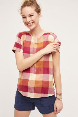 Isabella Sinclair Posy Plaid Top