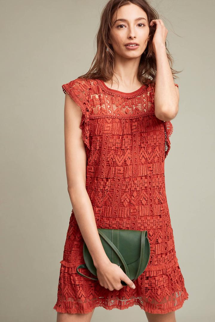 Hiche Brindisi Lace Tunic Dress