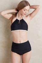 Swim By Anthropologie Ruched High-rise Bottoms