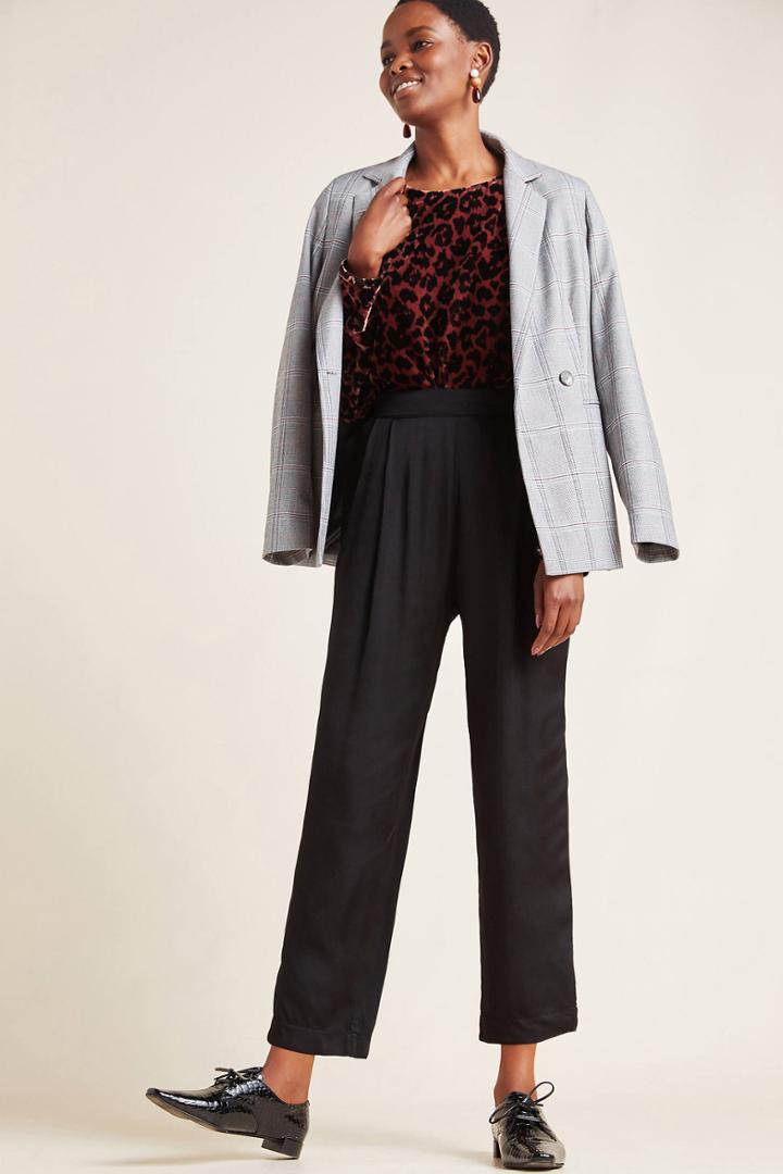 Velvet By Graham & Spencer Hillary Satin Trousers