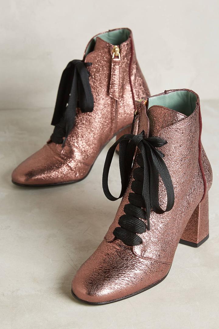 Paola D'arcano Paola D'arcano Caldoza Lace-up Ankle Boots