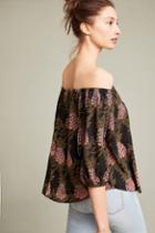 Sunday In Brooklyn Pineapple Off-the-shoulder Blouse