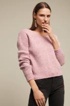 Anthropologie Ribbed Twist-back Pullover