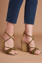 Elysess Rope Lace-up Heeled Sandals