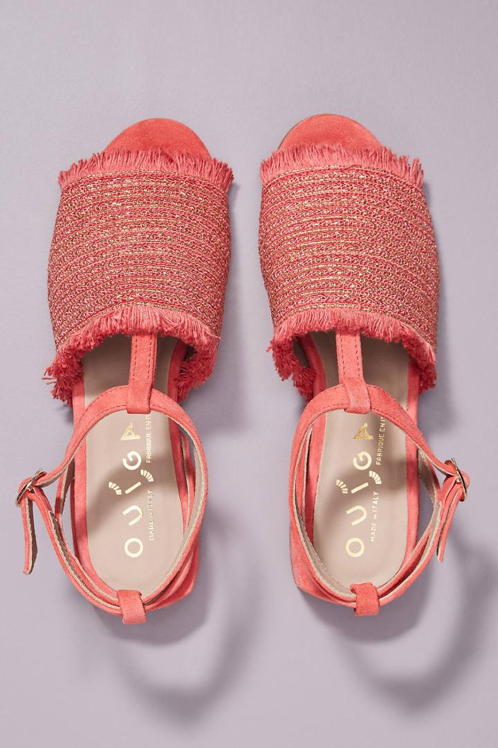 Ouigal Woven Raffia Sandals