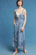 Anthropologie Geometric Squares Jumpsuit