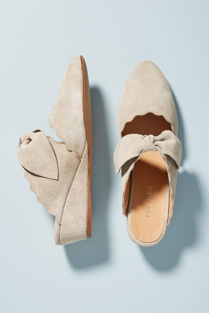 Klub Nico Scalloped Micro-wedge Slides