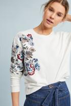 Seen Worn Kept Embroidered-sleeve Pullover