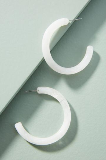 Zenzii Watercolor Resin Hoop Earrings