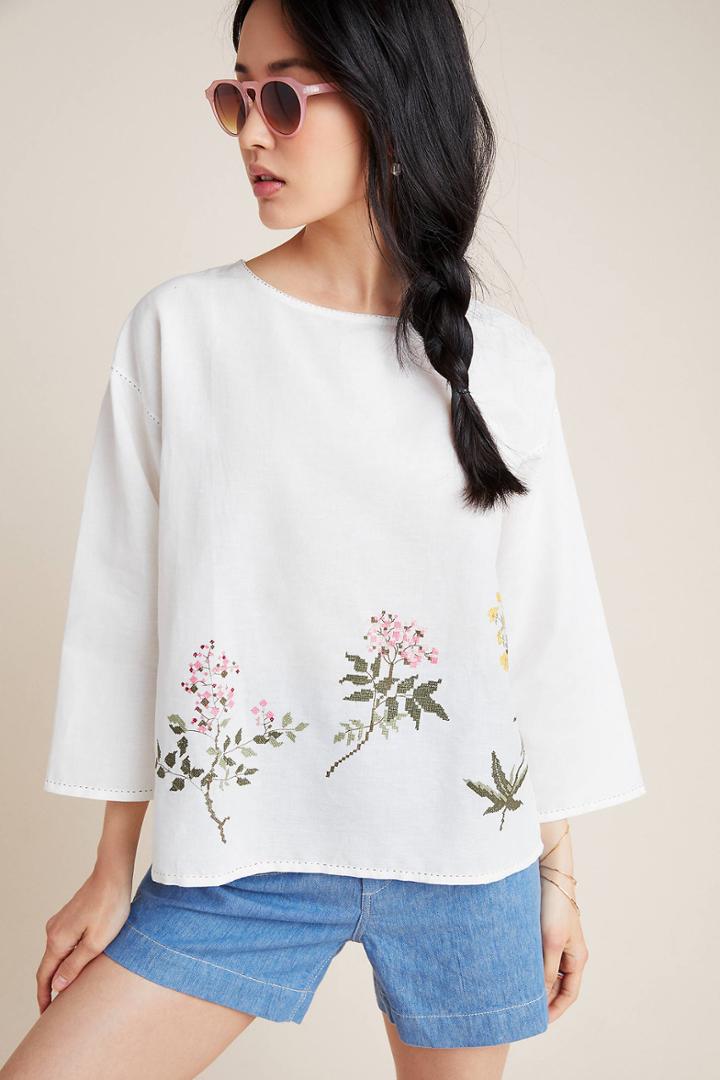 Payal Pratap Helen Embroidered Blouse