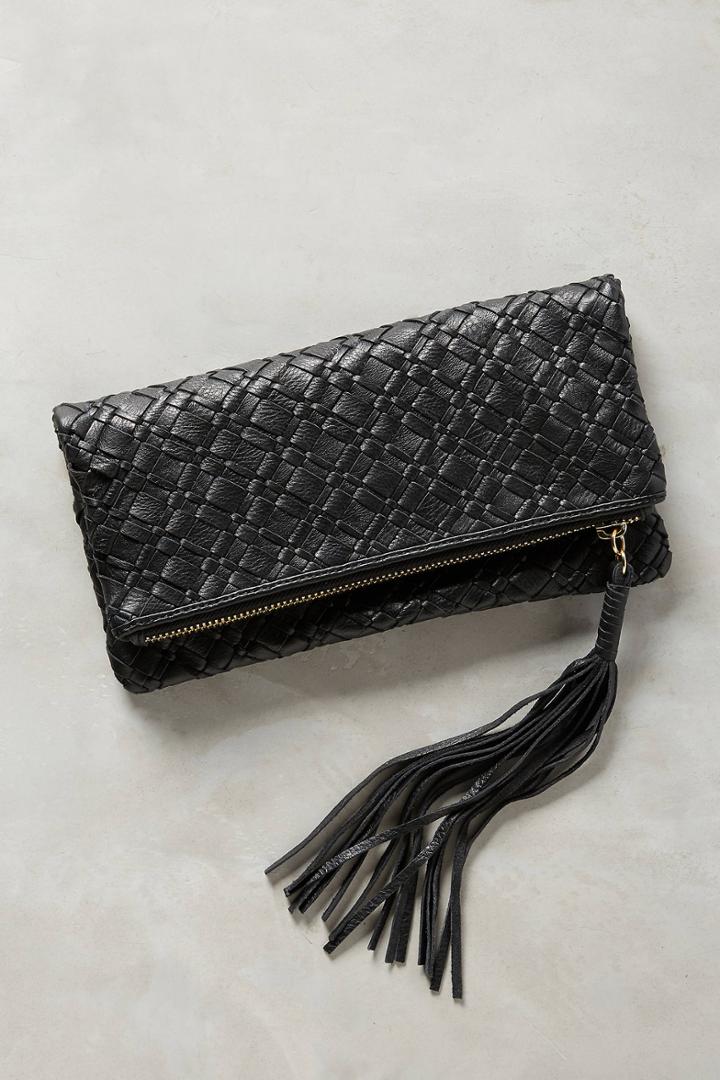 B-low The Belt Weaver Foldover Clutch