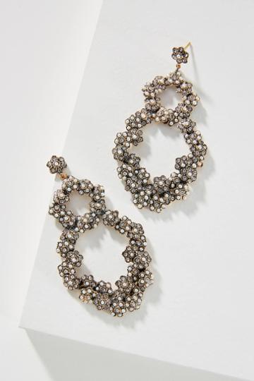 Azaara Swarovski Crystal-encrusted Drop Earrings