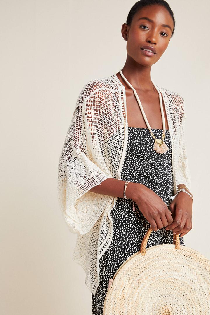 Anthropologie Alexandria Cropped Cardigan