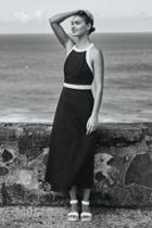 Maeve Two-tone Halter Dress