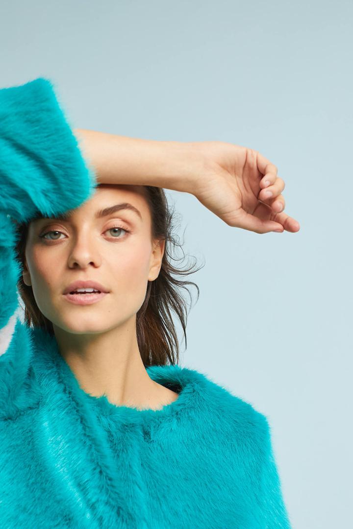 Molliolli Bright Faux Fur Coat