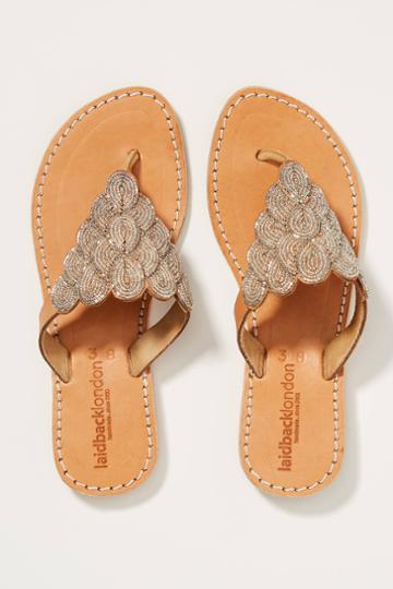 Laidback London Embellished Sandals
