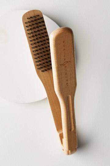 Sheila Stotts Wood Flat Iron Brush