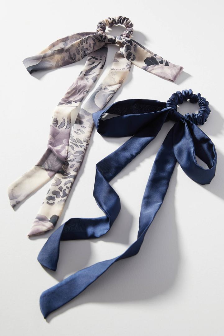 Anthropologie Fauna Scarf Ponytail Holder