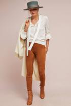 Anthropologie Faux Suede Leggings