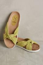 Kmb Knotted Slides Chartreuse