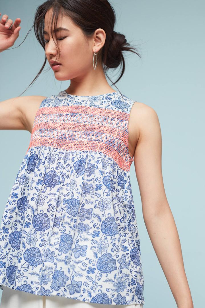 Indi & Cold Rema Embroidered Top