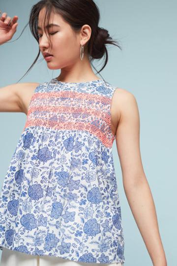 Indi & Cold Rema Embroidered Top