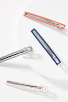 Anthropologie Lesley Rectangle Hair Clip Set