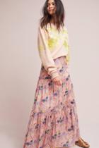 Cynthia Rowley Tiered Maxi Skirt